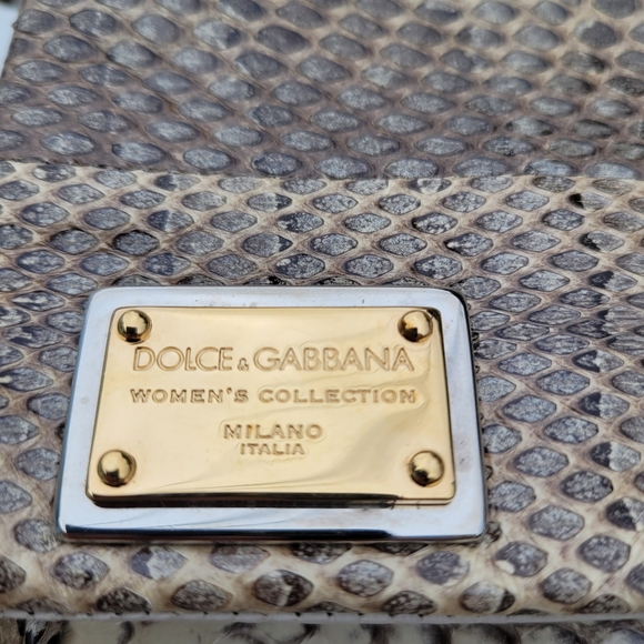 Dolce & Cabbana  womens exotic skin Miss Martini Bag - Picture 4 of 16